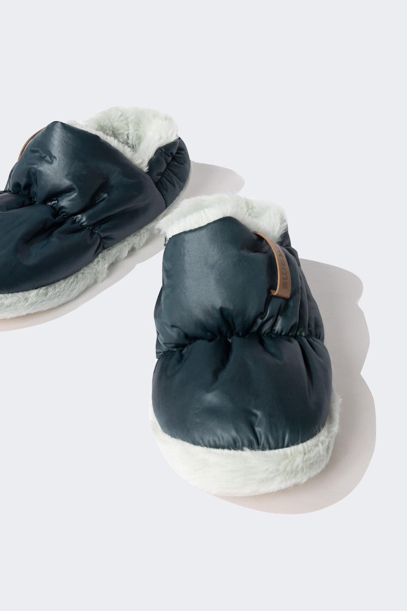 DeFacto Blue Woman Womens Flat Sole House Slippers Casual - Image 5